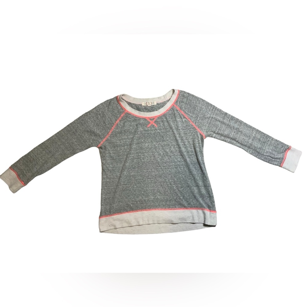 Pink Rose Long Sleeve Crew Neck